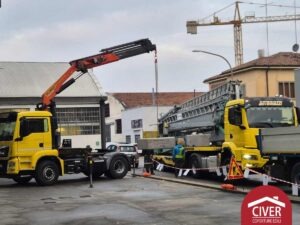 Sostituzione lucernari industriali via Messedaglia Verona - Civer SC