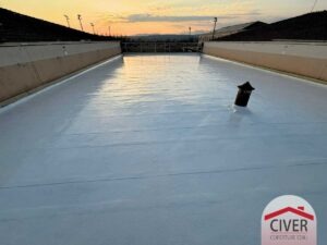Scopri il nostro recente intervento a Vicenza by Civer Coperture tetti Verona: impermeabilizzazione con resina liquida bianca senza fiamma.