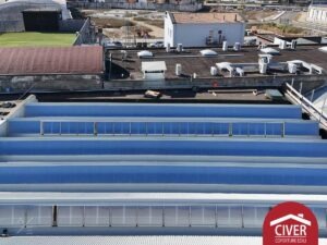 Sostituzione lucernari industriali via Messedaglia Verona - Civer SC - Foto ahevision