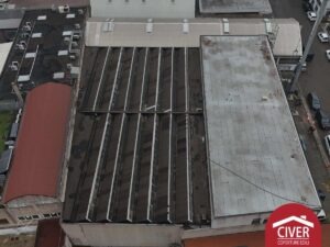 Sostituzione lucernari industriali via Messedaglia Verona - Civer SC